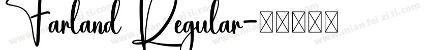 Farland Regular字体转换